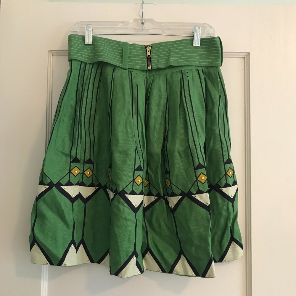 Anthropologie | Lauren Moffatt Geometric Skirt 6 - Picture 4 of 8